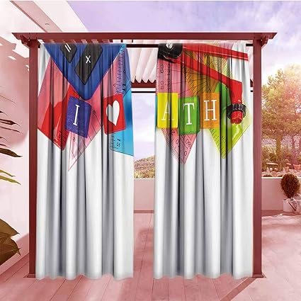 Amazon Com Andytours Doorway Curtain Mathematics Classroom Decor