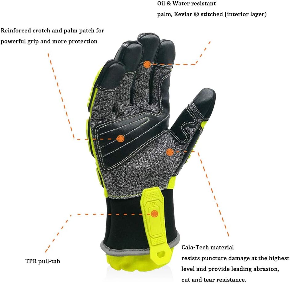 Intra-FIT Professional Rescue & Extrication Gloves, EN388 Certified (3X44EP) - Image 4