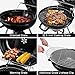 BEAU JARDIN 22.5 Inch Charcoal Grill for Outdoor Cooking BBQ Barbecue Coal Kettle Bowl Grill Portable Heavy Duty Round with Wheels Grilling for Tailgating Patio Backyard Camping Black