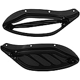 HCmotorku Adjustable Fairing Side Wing Air Deflectors Kit Compatible with Harley Touring Street Glide Electra Glide Trike Ultra Classic CVO 1996&ndash;2013 Wind Flow Control
