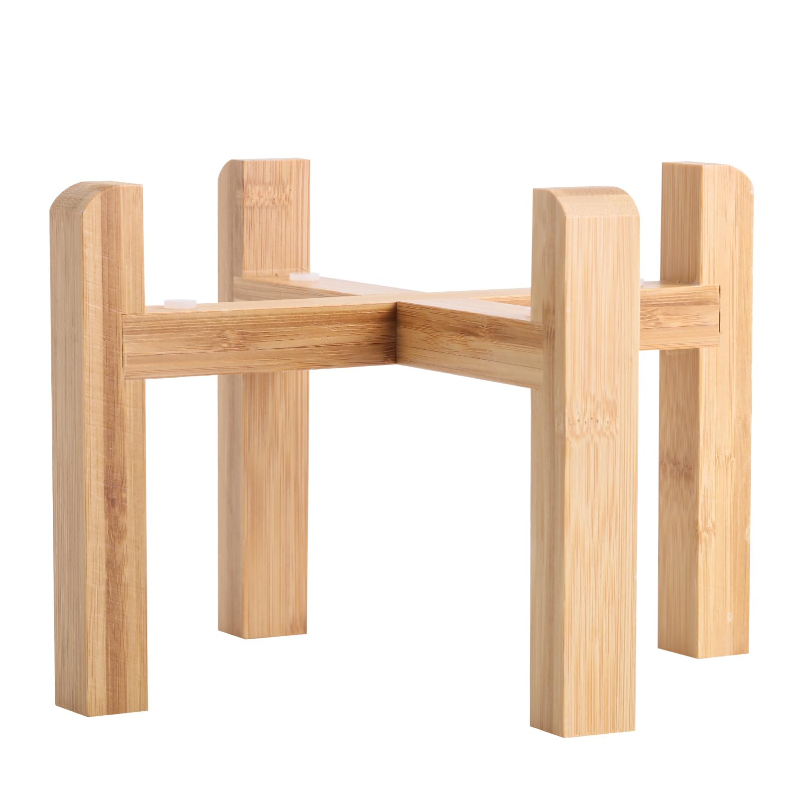 Photo 1 of Addogyy Elevated/Raised 7.67 in Wide Dog Food Water Dish Holder Dog Bowl Wood Stand for Medium Large Breed,Only Suitable for 7.64 Inch Bowl .Non Slip Pet Bowl Stand Height 6.29" Tall Wide Month