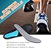 Shoe Insole Inserts plantar fasciitis Unisex Gel Arch Support Sport Orthotics for flat feet Men Cut free Size 8 - 12