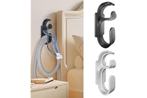 Aifeedi CPAP Hose Holder for Bed, 2 Pack CPAP Hook CPAP Hose Hanger with Anti-Unhook Feature, CPAP Mask Hook & CPAP Tubing Holder, CPAP Supplies Prevents Hose Tangle for Better Sleep