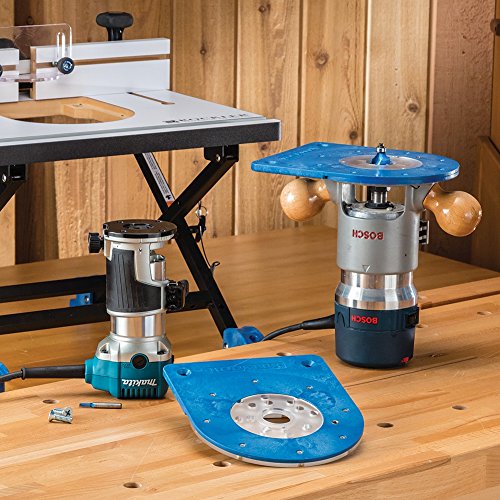 Rockler Convertible Benchtop Router Table with Compact and MidSize