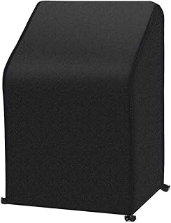 INMUA Schutzhülle Gartenstühle, Stapelstühle Abdeckung Wasserdicht, Winddicht, UV-Beständige 420D Oxford Gewebe Abdeckung für Gartenstühle (65 x 65 x 80 x 120 cm)