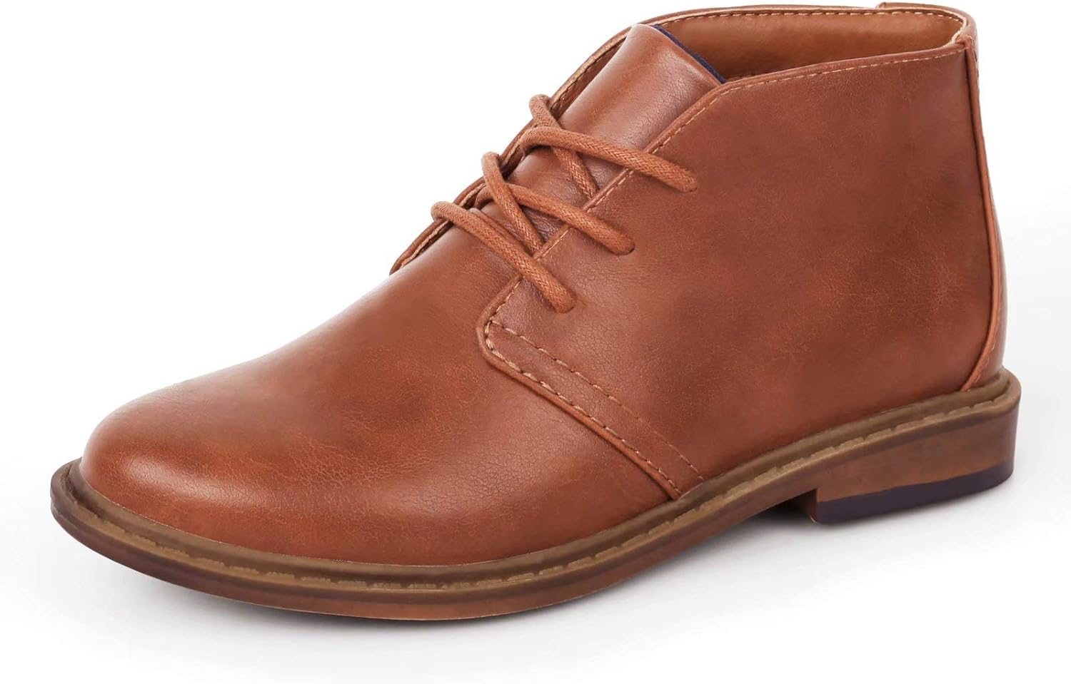  | Boys Dress Shoes School Uniform Kids lace-up Classic Oxford Chukka Boots Toddler Hook-and-Loop Comfortable Loafer | Oxfords