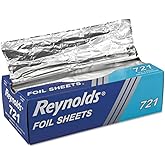 Reynolds Wrap Pop-Up Interfolded Aluminum Foil Sheets, 12 X 10.75, Silver, 500/box