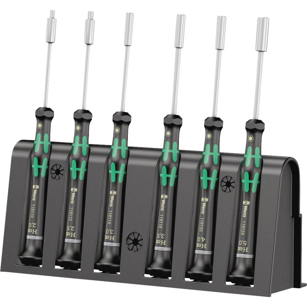Wera 2069/6 Micro Nutdriver Se...