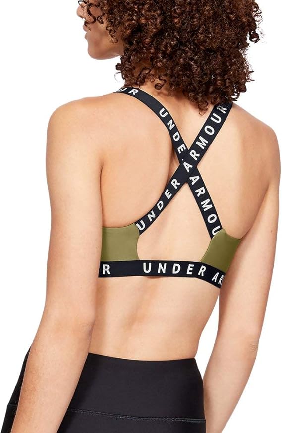 ua wordmark strappy sportlette