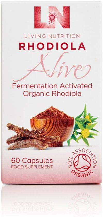 Living Nutrition Organic Rhodiola Alive 60 Capsules, 0.041 kg