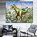 DIY 5D Diamond Painting by Number Kit, LPRTALK Full Drill Diamonds Painting Dinosaur Tyrannosaurus Crystal Rhinestone Embroidery Cross Stitch Supply for Wall Decoration 10X12 inches