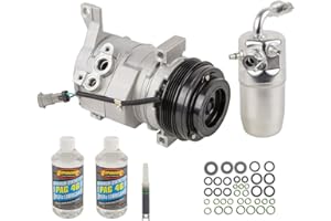 BUYAUTOPARTS! AC Compressor & A/C Repair Kit For Chevy Tahoe Suburban Avalanche GMC Yukon Sierra Cadillac Escalade w/Rear AC - BuyAutoParts 60-80479RK New