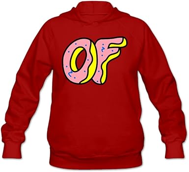 red odd future hoodie