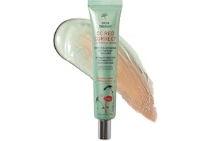 GENERIC CC Cream Red Correct with Centella Asiatica,Redness Corrector - Color Correcting- Light Multi-Purpose Facial Concealer Illuminating Finish Hydrates & Soothes