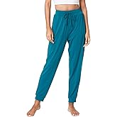 LazyCozy Bamboo Viscose Jogger Pajama Pants for Women Soft Lightweight Knit Sleep Pants with Pockets