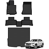Auxko All Weather Floor Mats Cargo Mat Fit for 2023-2025 Bnez GLC 300/300E/43AMG TPE Liners Accessories All Season Guard Odorless Anti-Slip Floor Mats Cargo Mat for Bnez GLC 300 300E 43AMG Black