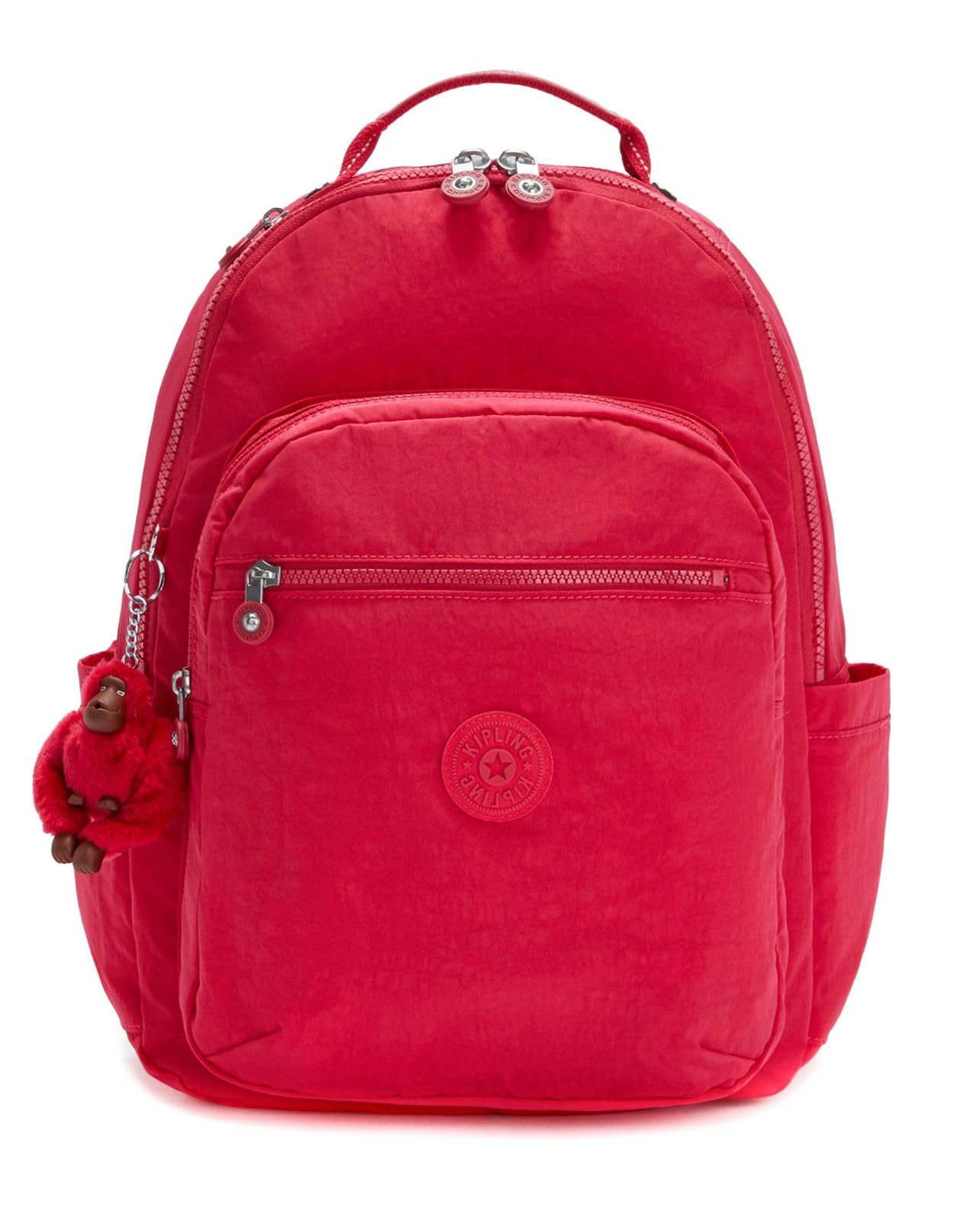 Kipling SEOUL Large Backpack, True Pink (Pink)