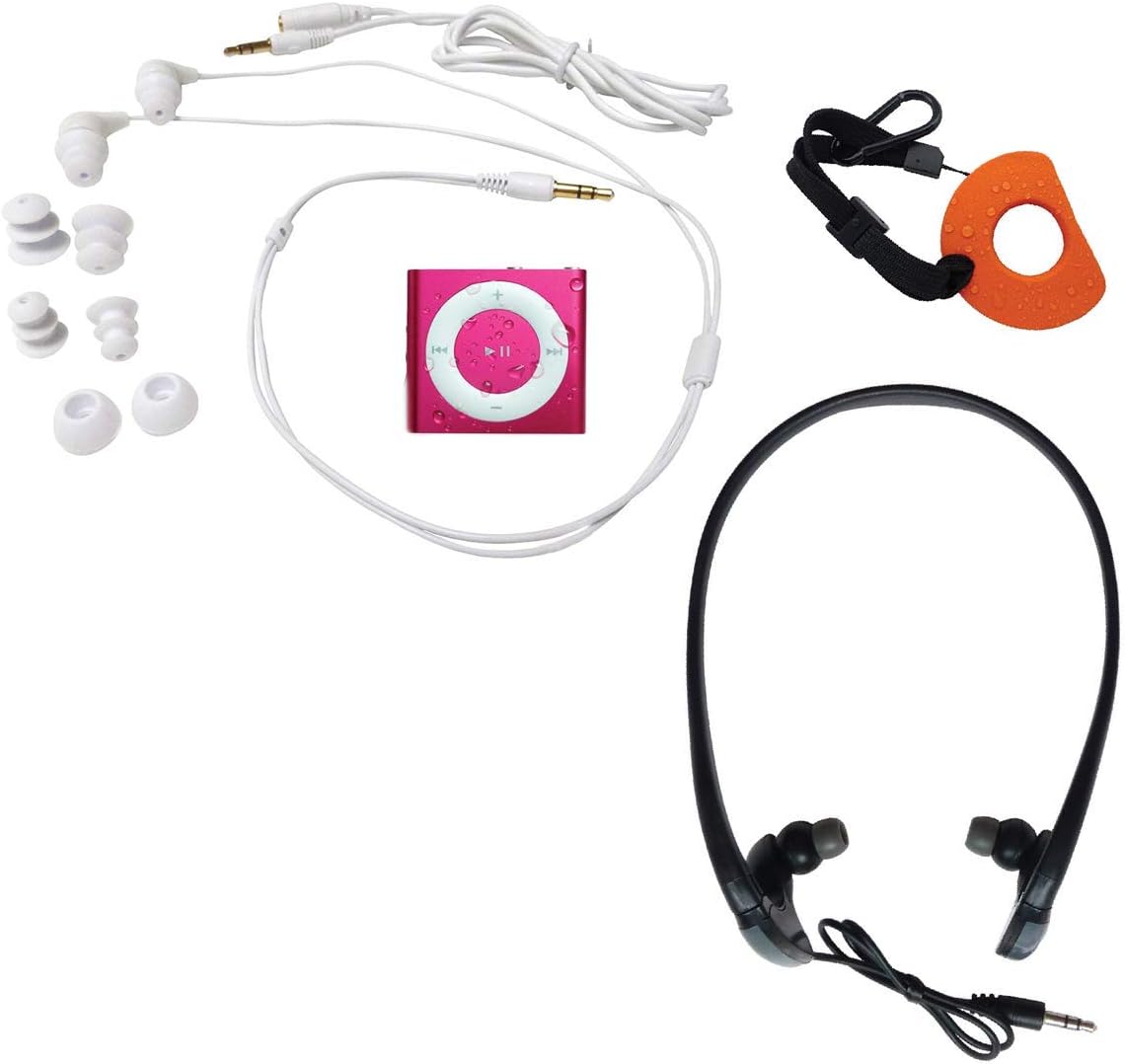 Underwater Audio Waterproof iPod Mega Bundle (Hot Pink)
