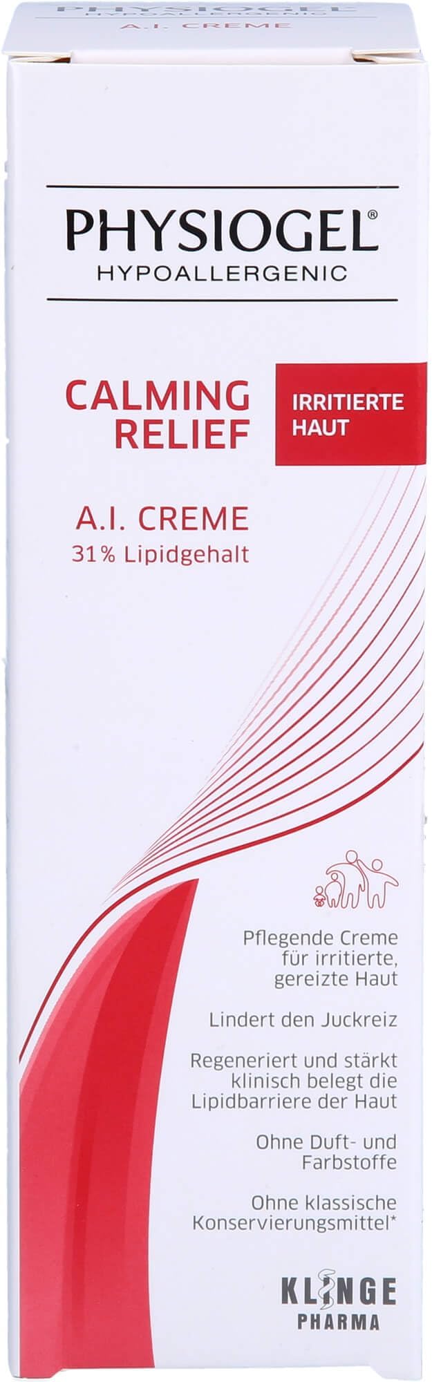 Physiogel Calming Relief AI Cream for Dry Irritated Skin 31% Lipids