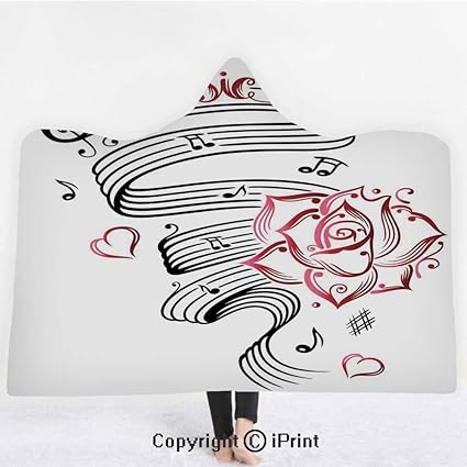 Amazoncom Tattoo Decor 3d Print Soft Hooded Blanket Boys