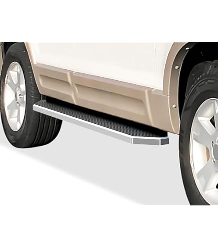 APS Running Boards (Side Steps Step Bars) Compatible With Ford Explorer 2011-2019 Sport Utility 4-Door (Stainless Steel Black Powder Coated 5 Inches) In | Whizz Running Boards