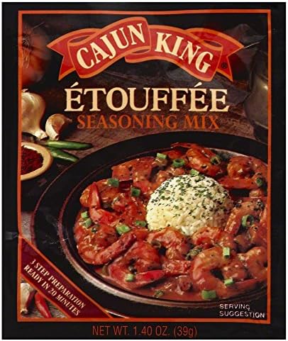 Cajun King Mix Etouffee Seasoning 1.4 Ounces, Pack of 3