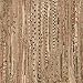 DII Chindi Home Collection Handwoven Multicolor Area Rag Run, 20x31.5, Taupe
