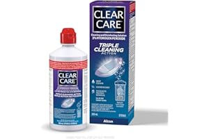 Alcon CLEAR CARE® Contact Lens Solution, Cleaning & Disinfecting Solution With Hydrogen Peroxide, 360 mL