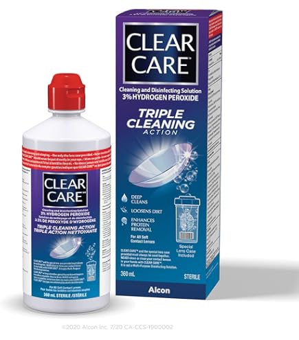 CLEAR CARE® Plus With HydraGlyde Contact Lens Solution, Cleaning