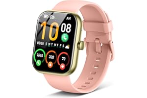 Smart Watch for Men Women (Answer/Make Call), 1.96" HD Fitness Tracker Running Watch, IP68 Waterproof,Pedometer, Sleep/Step/Activity/Heart Rate Monitor,110+ Sport Mode Smartwatch for Android,Nova Pink4.7 out of 5 stars 962 offers from $19.99