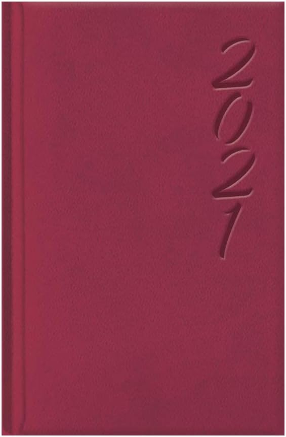 Dohe 12588 - Agenda Pocket "Brasilia" - Week to View - 8.5 x 13 cm - Burgundy, Weinrot