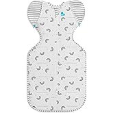 Love to Dream Swaddle Up Transition Swaddle, Patented Zip-Off Wings, Gently Help Baby Transition from Being Swaddled to Arms Free When Showing Signs of Rolling, 1.0 TOG, 19-24 lbs, Rainbow Dream