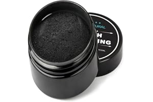 Coconut Charcoal Teeth Whitening Powder, Natural Brightening Dental Cleanser, Stain Removing Tooth Powder, Oral Care Brighten