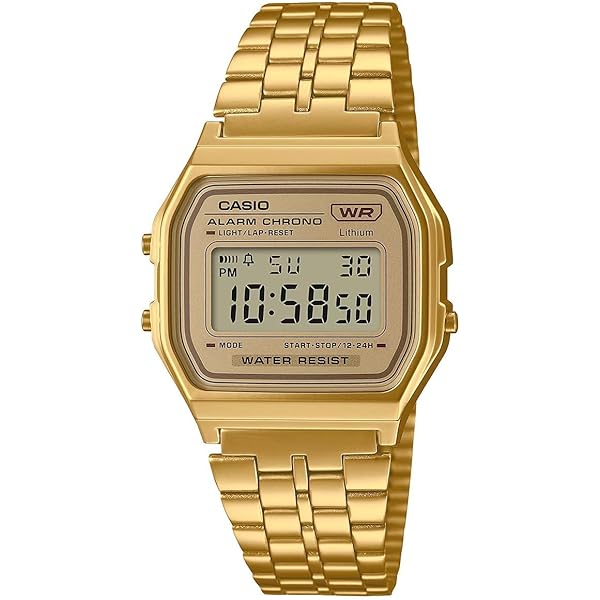 Amazon.com: G-Shock A120WEG-9AVT Gold 1 One Size : Clothing, Shoes