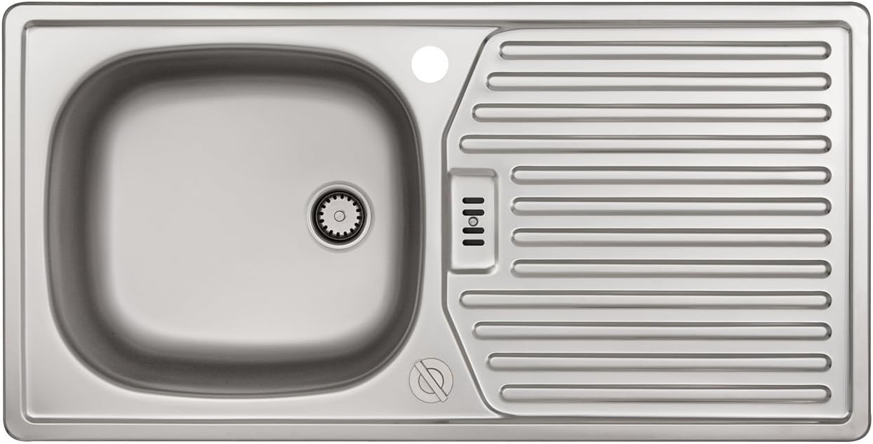 Rieber 86 K With Pop Up Waste Sink Unit Stainless Steel Kitchen