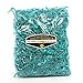 Mighty Gadget 1 LB Turquoise Teal Crinkle Cut Paper Shred Filler for Gift Wrapping & Basket Filling