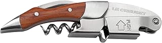 Le Creuset, Kellnermesser, Entfernung von Weinkorken, Holz/Edelstahl, Silber, WT110W