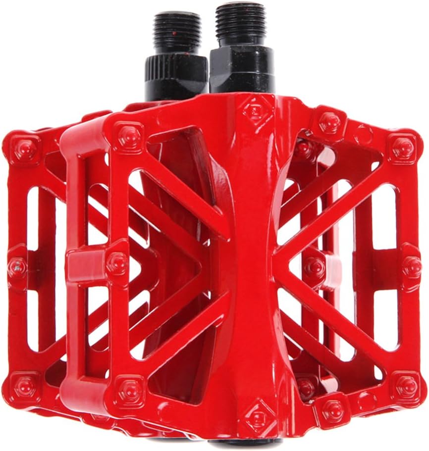 HuaYang| Mountain Bike Bicycle Pedals Replacement, 9/16" Aluminium Alloy Bike Platform Pedals for MTB BMX