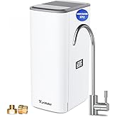 VonWater All-in-1 600GPD Under Sink Reverse Osmosis Water Filter, Tankless RO Water System, Multistage Filtration System, Reduce TDS PFAS, NSF/ANSI 372,FCC,FDA,CA65 Listed, 2:1 Pure to Drain, V1-600N