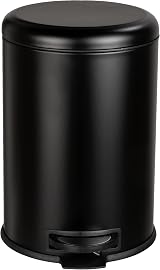 WENKO Leman Easy Close Pedal Bin 12 L Black view 6
