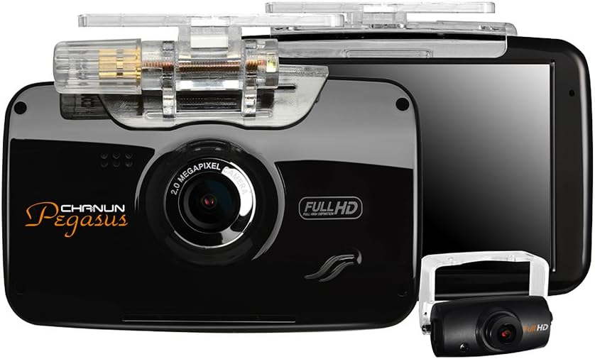 [CHANUN PEGASUS] Car Dash Camera (Blackbox) Full HD-HD 1080P, 2 channel, 30fps, LCD touch screen, Format free