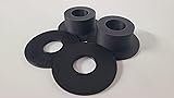 Olympic to Standard Plate Adapters Black