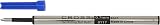 CROSS Cross Refills for Rollerball Pen Medium Blue Ink Pack of 6