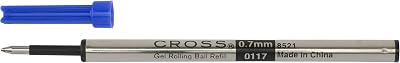 CROSS Cross Refills for Rollerball Pen Medium Blue Ink Pack of 6