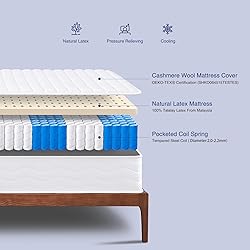Sunrising Bedding 8” Natural Latex Mattress