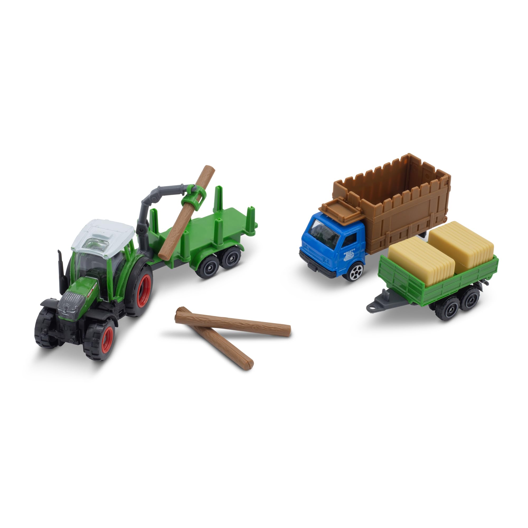Maisto Mini Working Machines 4 PACK OF TRACTORS FENDT – Incredibly Detailed Die-Cast Replica Collectible Model