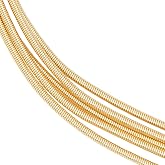 Beebeecraft 1 Box 3.28FT French Gimp Wire 18K Gold Plated Brass French Bullion Wire for Jewellery Making (1.6mm)