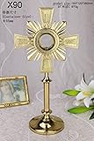 Brass Monstrance Reliquary with Luna for Catholic