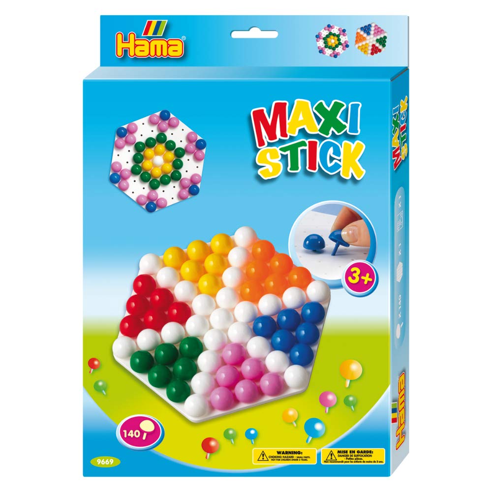 Hama Maxi Stick 9669 Hexagonal Hanging Box (Multi-Colour)