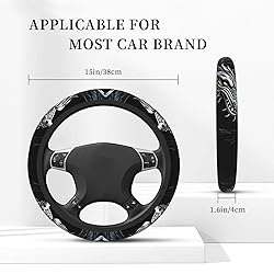 Cool Dragon Steering Wheel Cover, Non-Slip